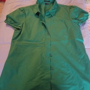 Green theory shirt button down